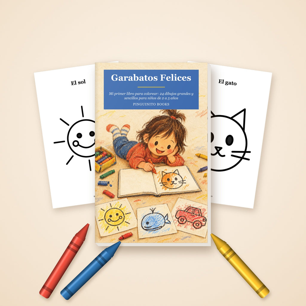 Garabatos Felices – Libro para colorear (2 a 5 años)