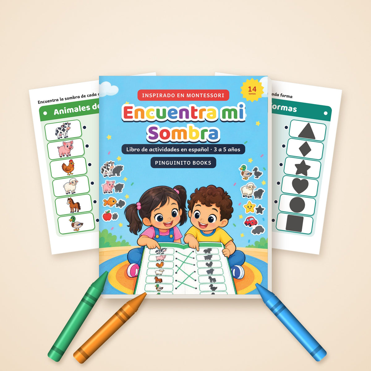 Encuentra mi Sombra – Actividades Montessori (3 a 5 años)